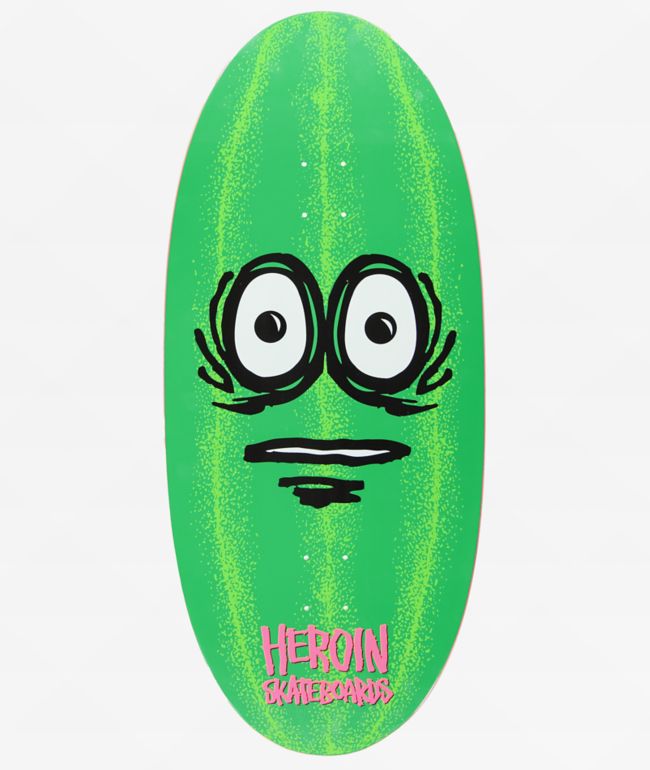 Heroin The Watermelon Egg Twin 13.5" Skateboard Deck  - Heroin