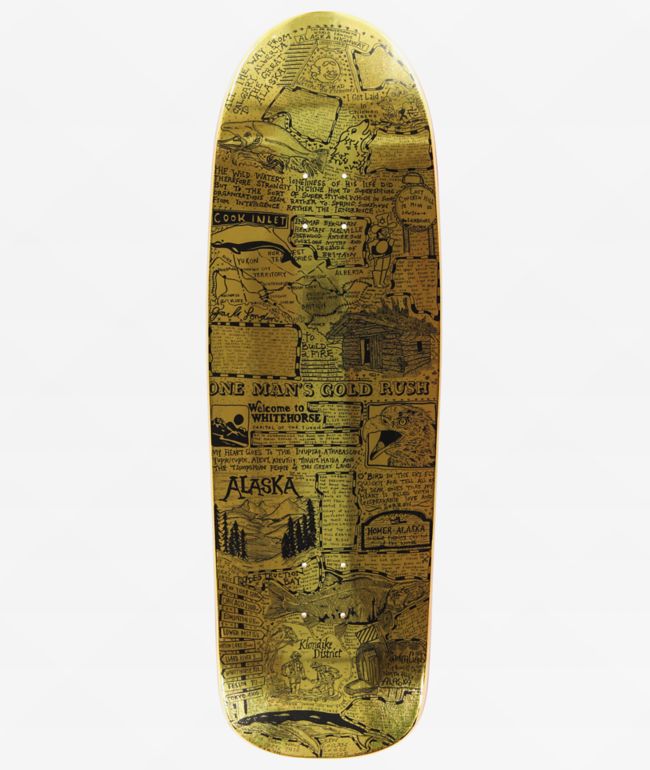 Heroin Questions Gold Rush 10" Skateboard Deck  - Heroin