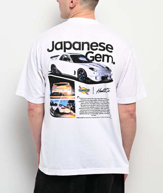 Hunt & Co. x Sunoco Japanese Gem White T-Shirt - Hunt & Co
