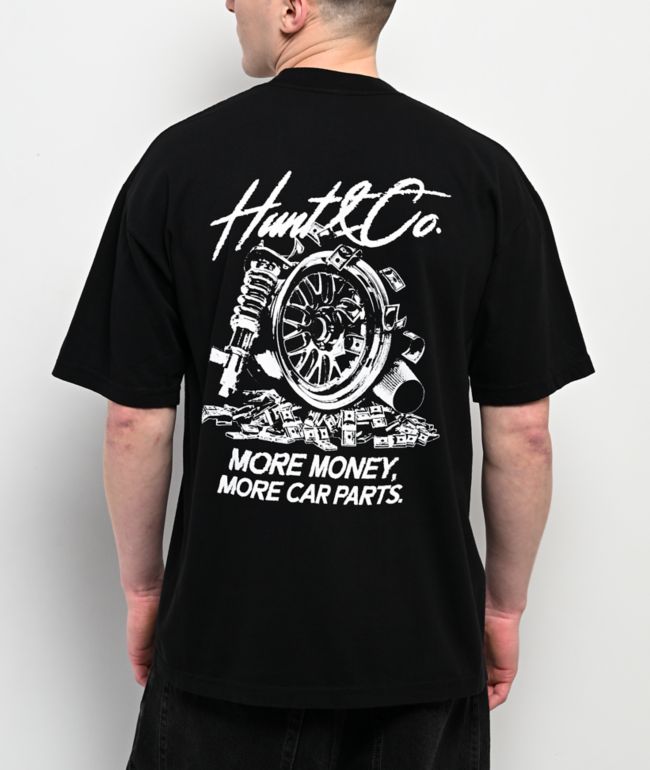 Hunt & Co. More Money More Parts Black T-Shirt - Hunt & Co