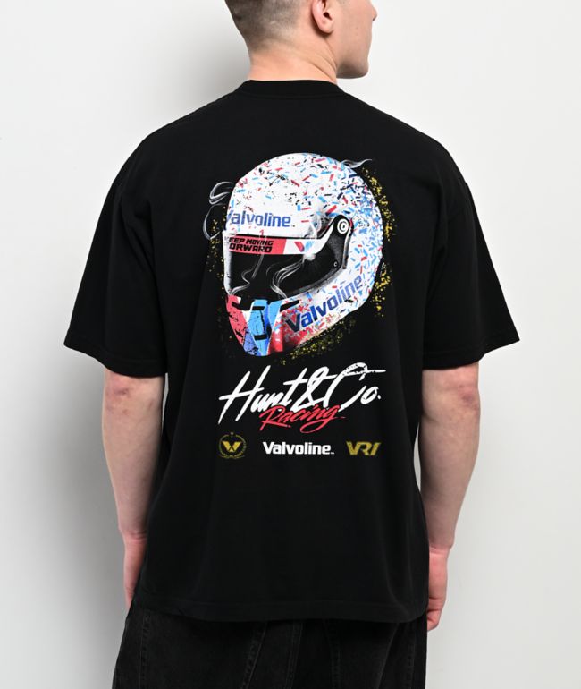 Hunt & Co. x Valvoline™ Helmet Black T-Shirt - Hunt & Co