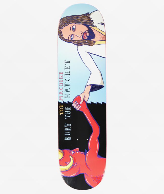 Toy Machine Bury The Hatchet 8.0" Twin Skateboard Deck - Toy Machine