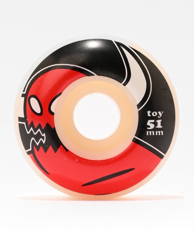 Toy Machine Monster 51mm 99a White Skateboard Wheels - Toy Machine