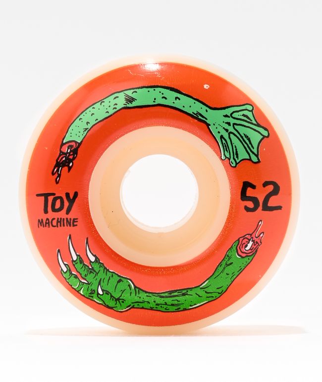 Toy Machine FOS Arms 52mm 99a White Skateboard Wheels - Toy Machine
