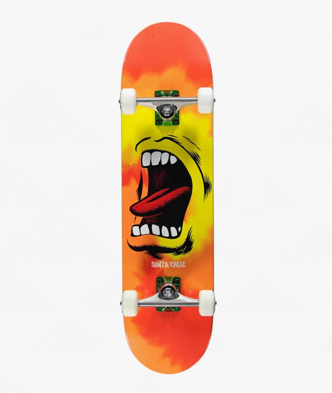 Santa Cruz Big Mouth Flame 8.0" Skateboard Complete - Santa Cruz Skate
