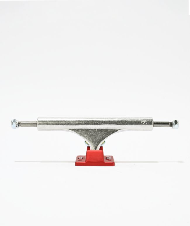 Ace 55 Classic Silver & Red Skateboard Truck - Ace Trucks