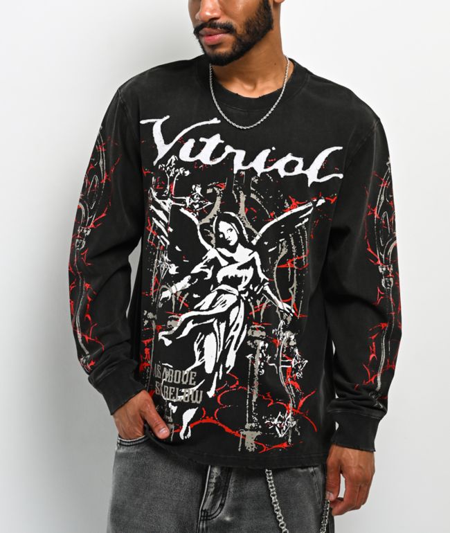 Vitriol Gazebo Black Wash 2fer Long Sleeve T-Shirt - Vitriol