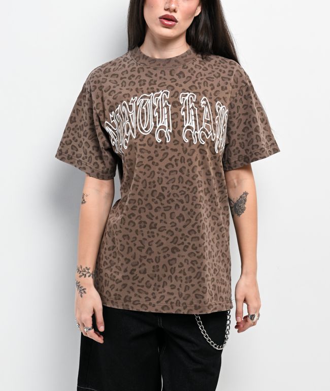 Ninth Hall Fien Vintage Leopard Brown T-Shirt - Ninth Hall