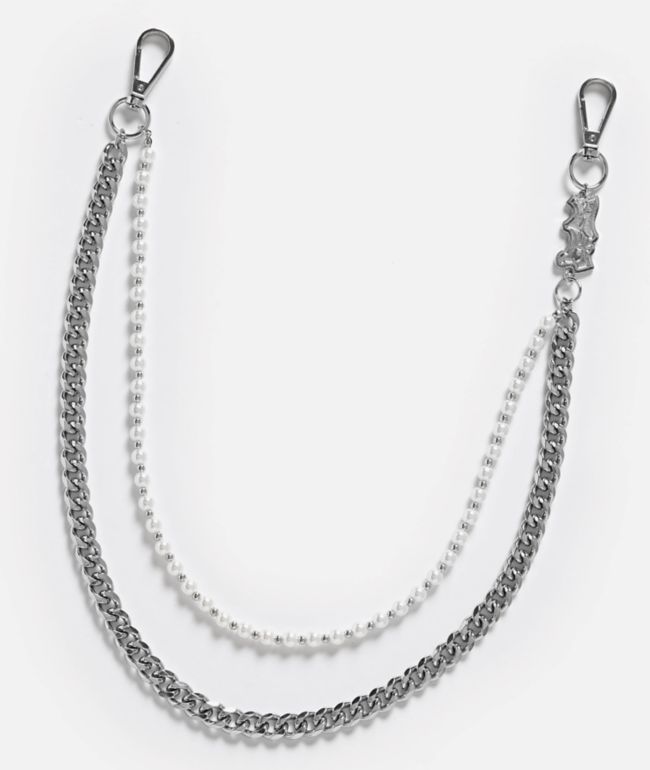 Ninth Hall Tout Silver & Pearl Pocket Chain - Ninth Hall