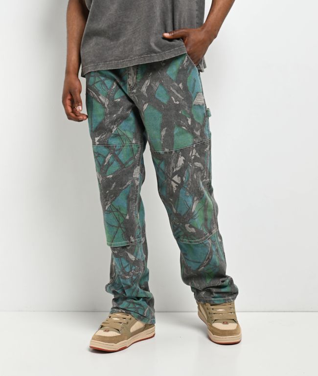 DGK Timber Mint Vintage Wash Canvas Carpenter Jeans - DGK