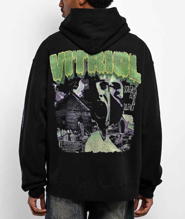Vitriol Echo Black Hoodie - Vitriol