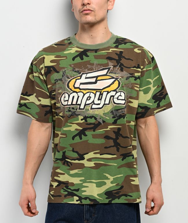 Empyre Makio Green Camo T-Shirt - Empyre