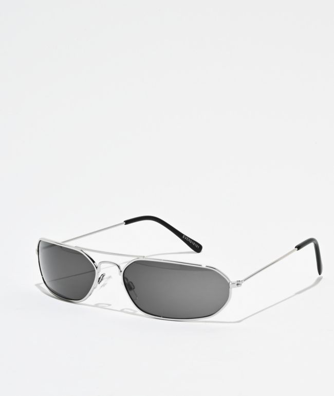 Everett Speeder Silver & Black Sunglasses - Sunscape Eyewear