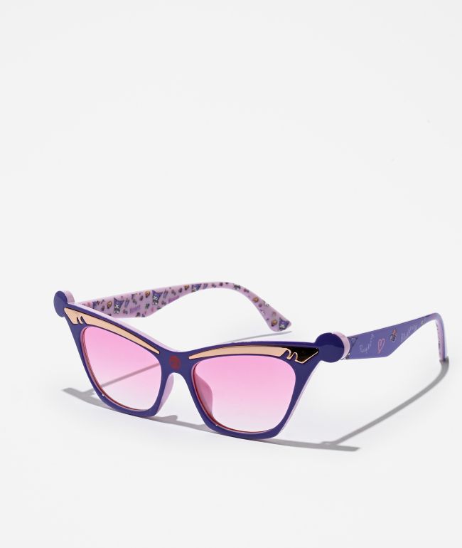 Hello Kitty & Friends Kuromi Favorite Flavors Purple Cat Eye Sunglasses - Hello Kitty And Friends