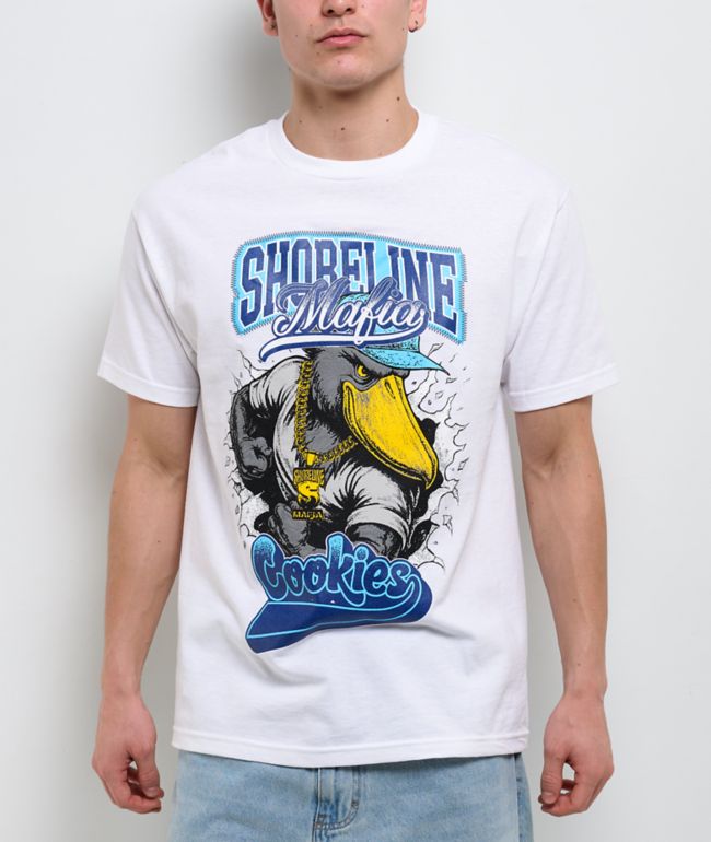 Cookies x Shoreline Mafia Breakout White T-Shirt - Cookies Clothing