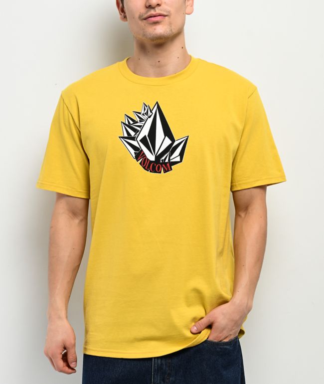 Volcom Shmoot Yellow T-Shirt - Volcom