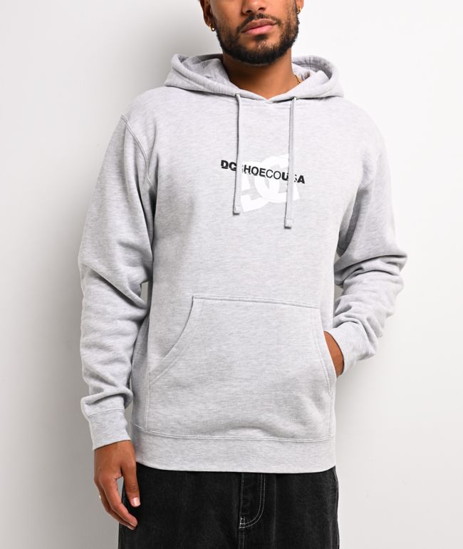 DC Erosion Heather Grey Hoodie - DC