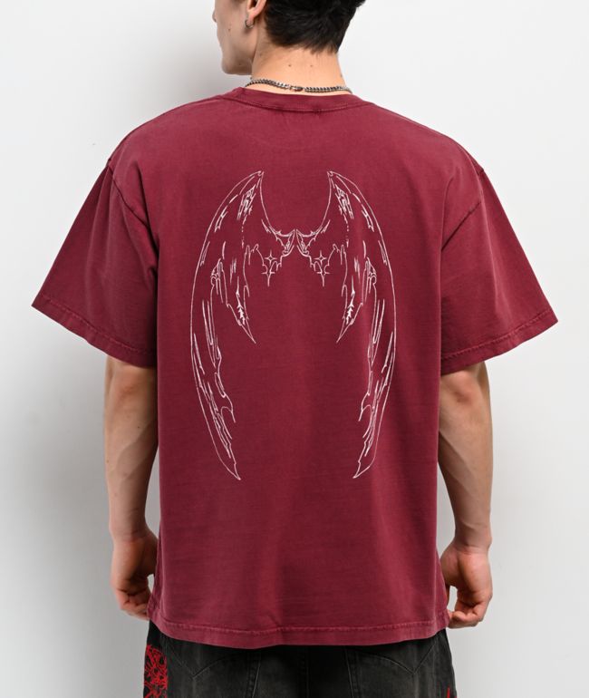 Vitriol Burial Maroon T-Shirt - Vitriol