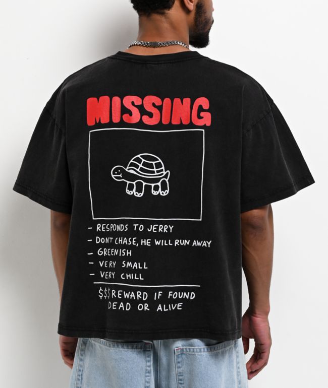 A.LAB Jerry Black Wash Boxy T-Shirt - A.LAB