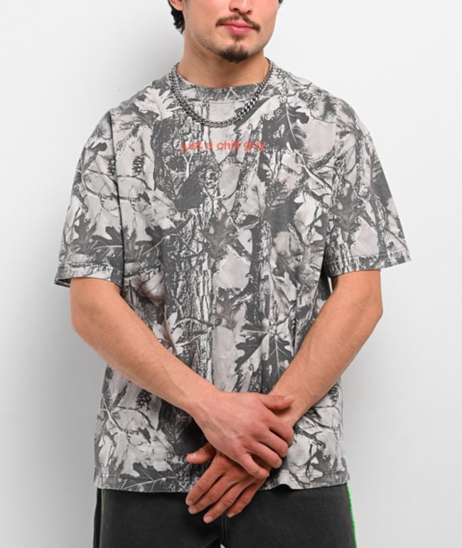 A.LAB Chill Guy Grey Camo T-Shirt - A.LAB