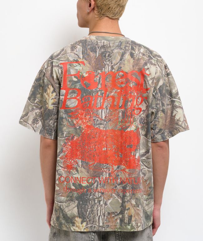 Dravus Forest Bathing Vintage Wood Camo T-Shirt - Dravus
