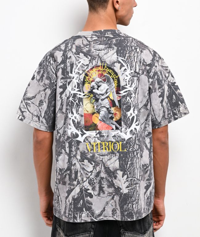 Vitriol Angelish Grey Camo T-Shirt - Vitriol
