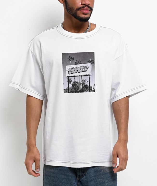 Empyre Billboard Bomber White T-Shirt - Empyre