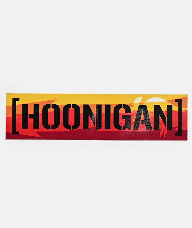 Hoonigan Gym Censor Bar Sticker - HOONIGAN