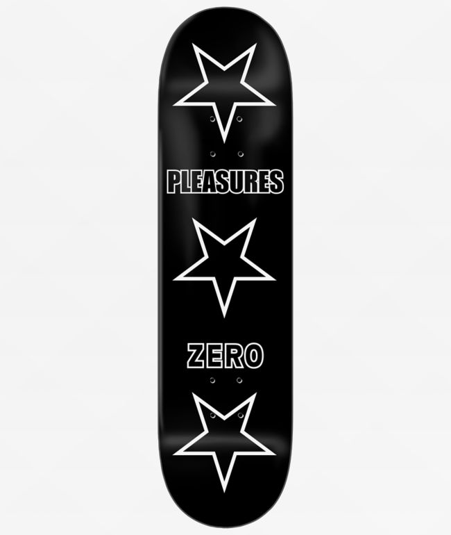 Zero x Pleasures Stars 8.25" Skateboard Deck - Zero