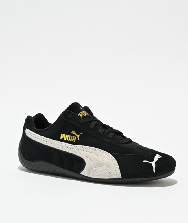 PUMA Men's Speedcat OG Black & White Shoes - Puma