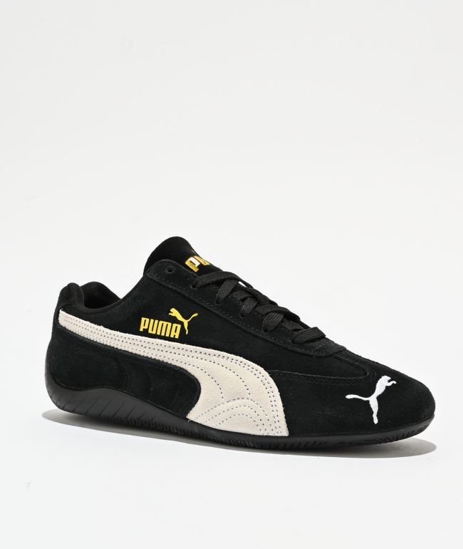 PUMA Women's Speedcat OG Black & White Shoes - Puma