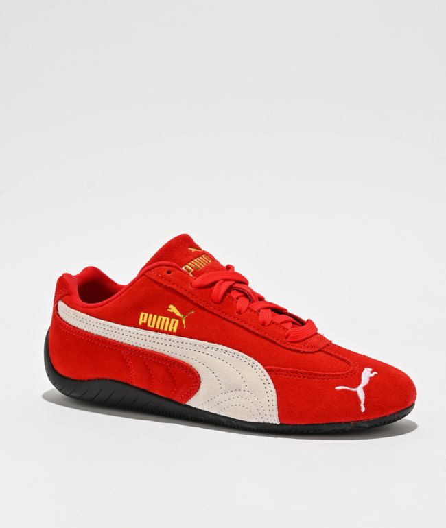 PUMA Women's Speedcat OG For All Time Red & White Shoes - Puma