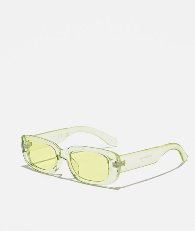 Green Rectangle Sunglasses - 