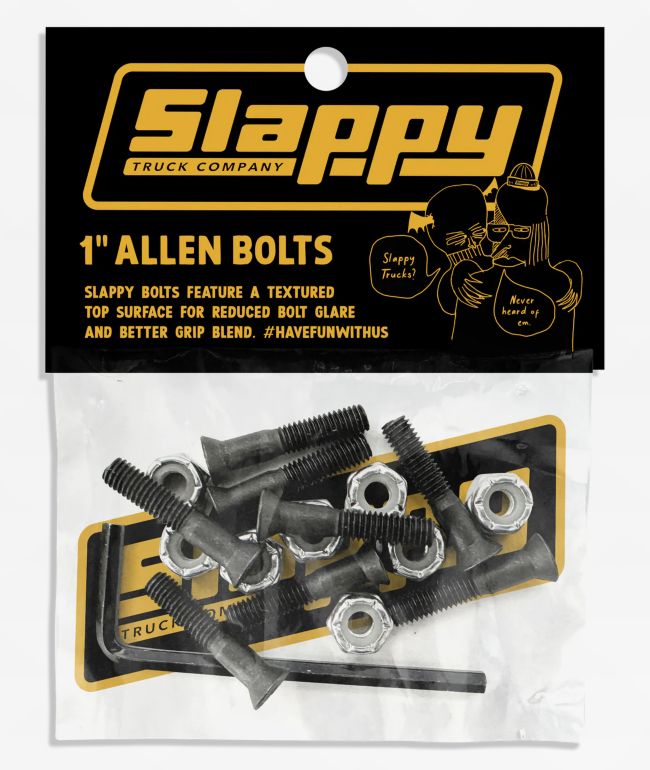 Slappy Allen 1" Skateboard Hardware - Slappy Truck Co.