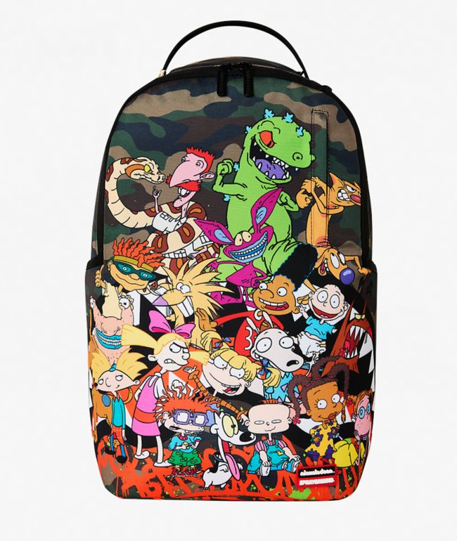 Sprayground x Nickelodeon 90s Nick Graffiti Camo Backpack - Sprayground