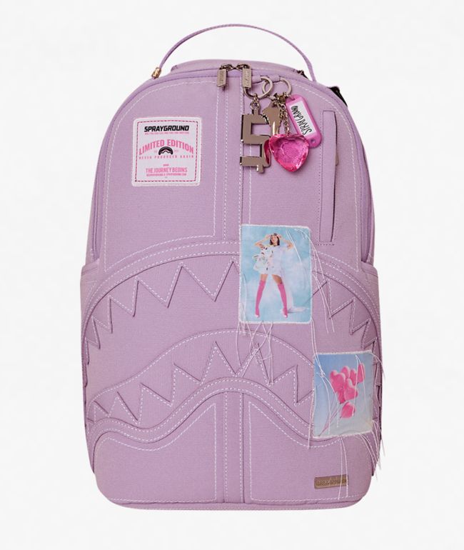 Sprayground Canvas Stitch Purple Backpack - Sprayground
