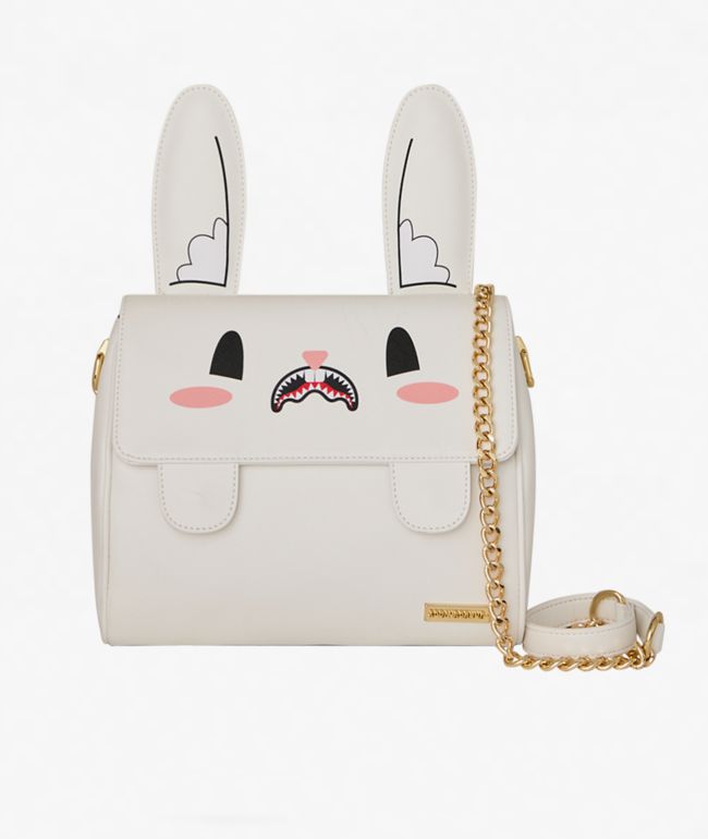 Sprayground Money Bunny White Shoulder Bag - Sprayground