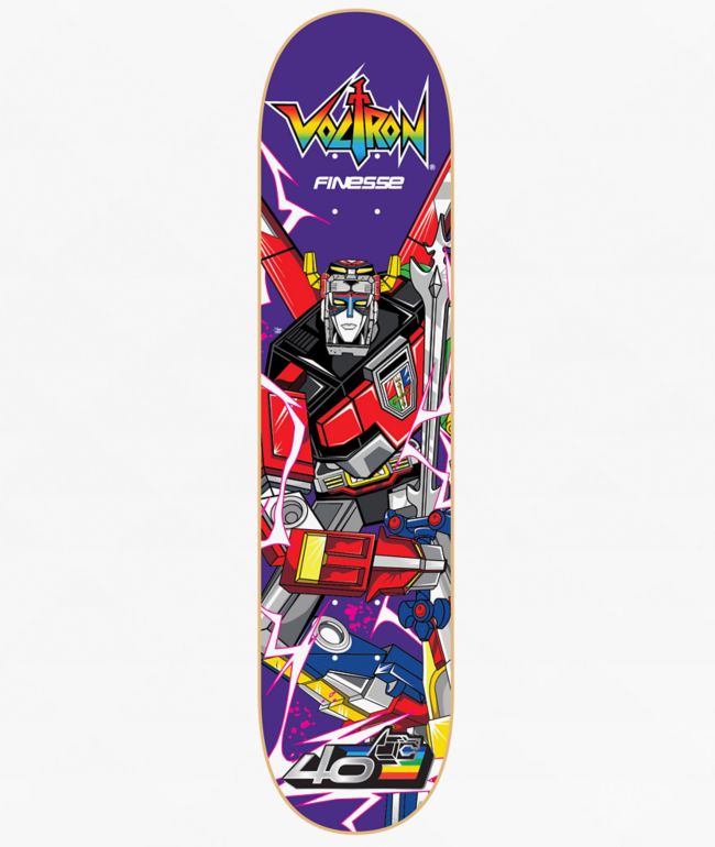 Voltron 30 Year Numbered Limited edition finesse skateboard 2 Decks