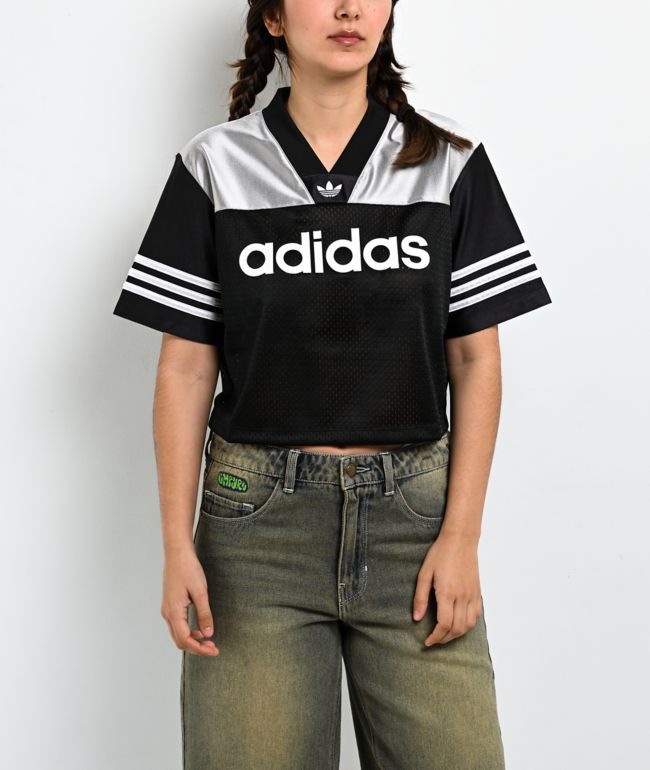 adidas Black Crop Jersey - adidas