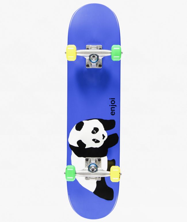 enjoi Kids Panda 7.0" Soft Top Skateboard Complete - Enjoi