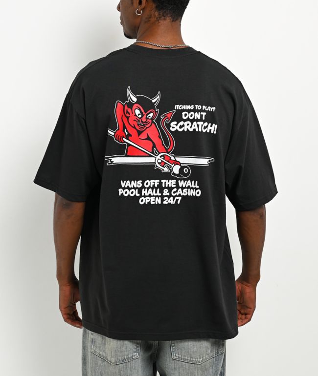 Vans Old Scratch Black T-Shirt - Vans