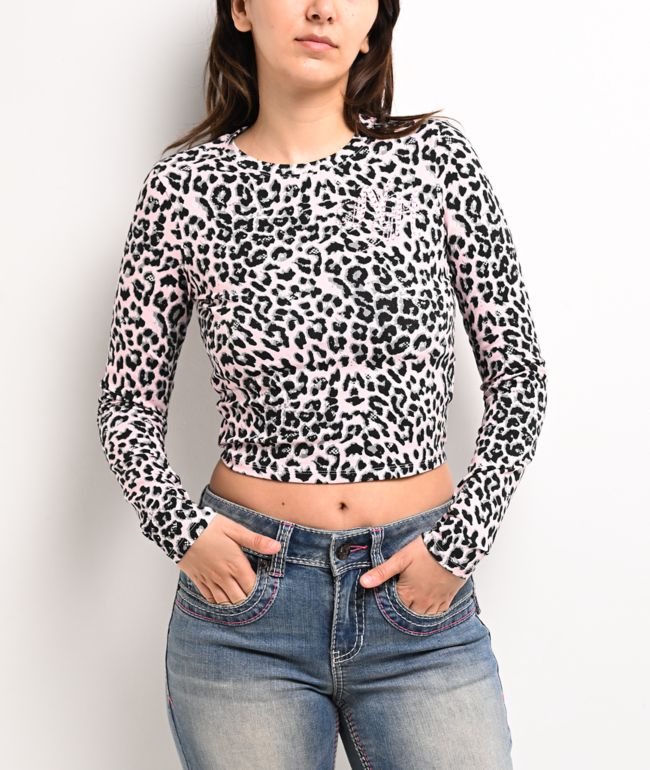 Ninth Hall Estie Pink Leopard Long Sleeve T-Shirt - Ninth Hall