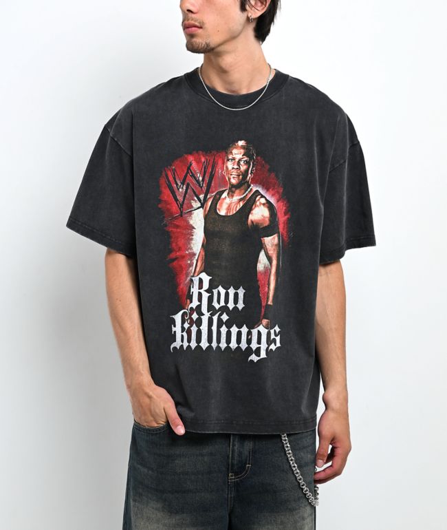 WWE R-Truth Signature Black Wash T-Shirt - WWE
