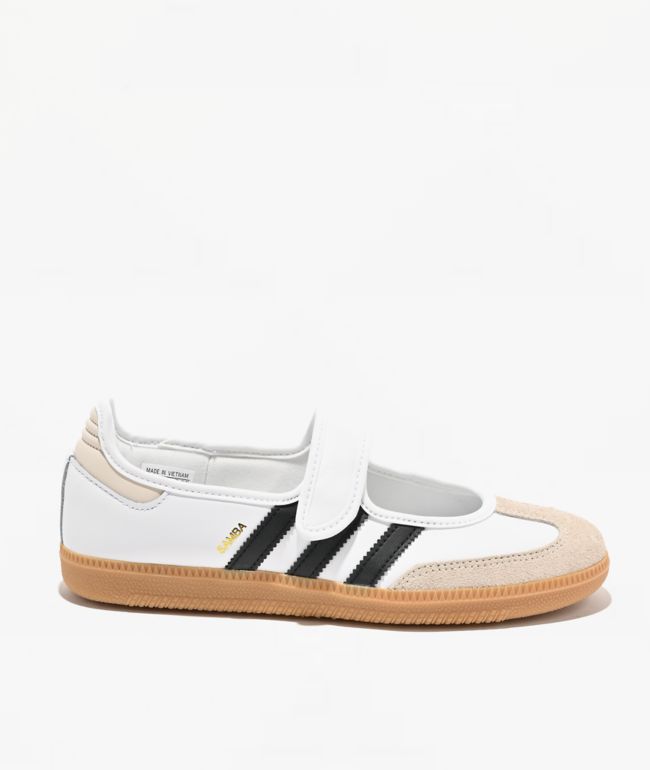 adidas Originals Samba Jane Cloud White, Alumina & Core Black Shoes - adidas