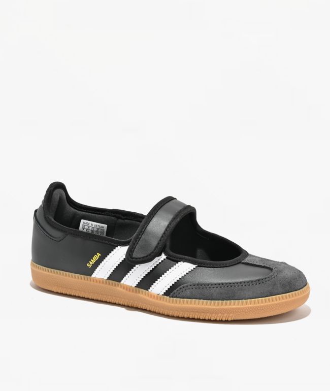 adidas Originals Samba Jane Core Black, Carbon & Cloud White Shoes - adidas
