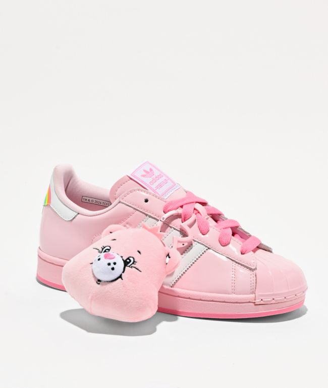 adidas x Care Bears Superstar II Pink & White Shoes - adidas