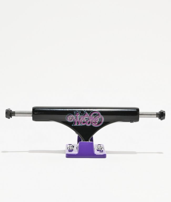 Slappy Bam ST1 Hollow 8.25" Black & Purple Skateboard Truck - Slappy Truck Co.