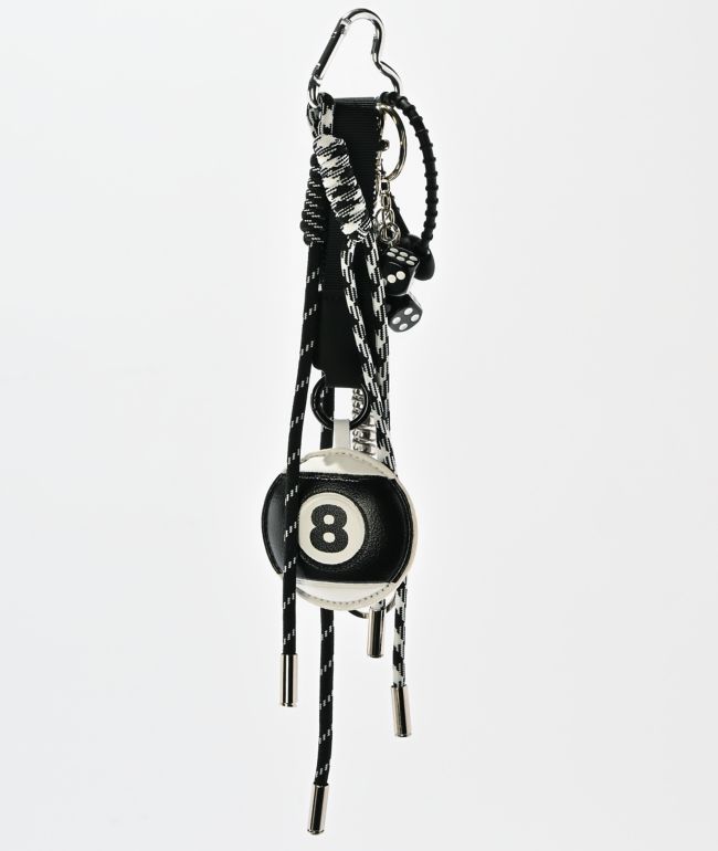 Petals and Peacocks Crazy Eights Bag Charm - Petals and Peacocks