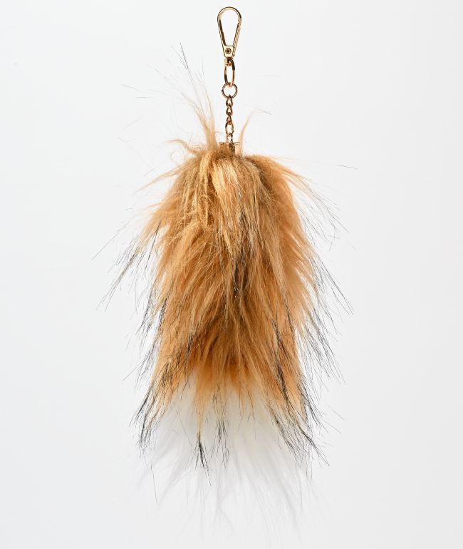 Petals and Peacocks Foxy Brown Bag Charm - Petals and Peacocks