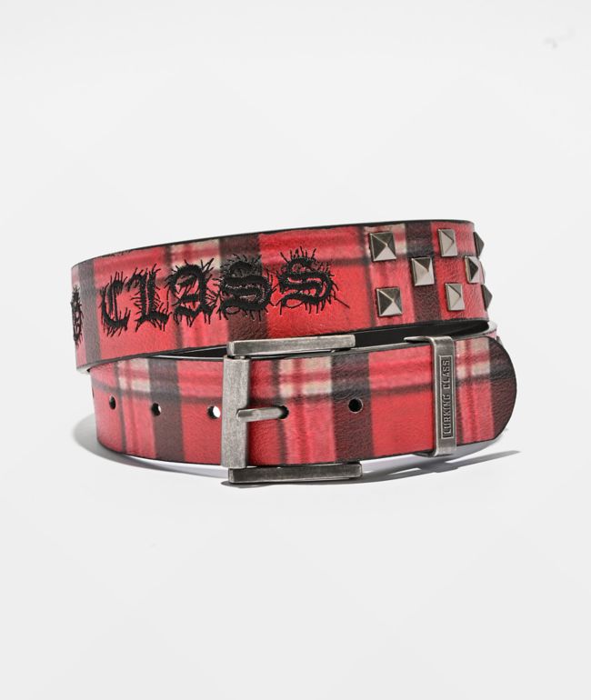 Lurking Class By Sketchy Tank Bondage Punk Red Belt - Lurking Class by Sketchy Tank
